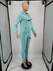 Printed sports suit two-piece set