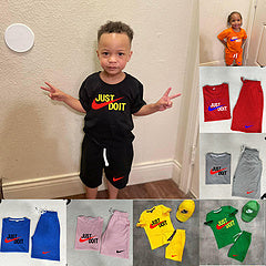 Suits sports children summer sportswear handsome boys and girls 2024 new children's clothing