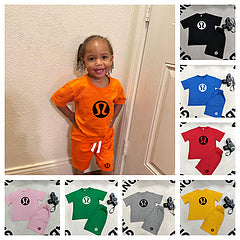 Boys summer suits sports children sportswear handsome boys and girls 2024 new children's clothing