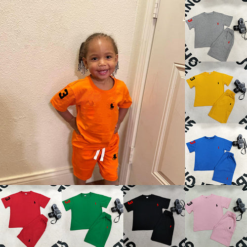 Children's summer suits sports sportswear handsome boys 2024 new children's clothing