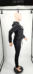 Printed sports suit two-piece set